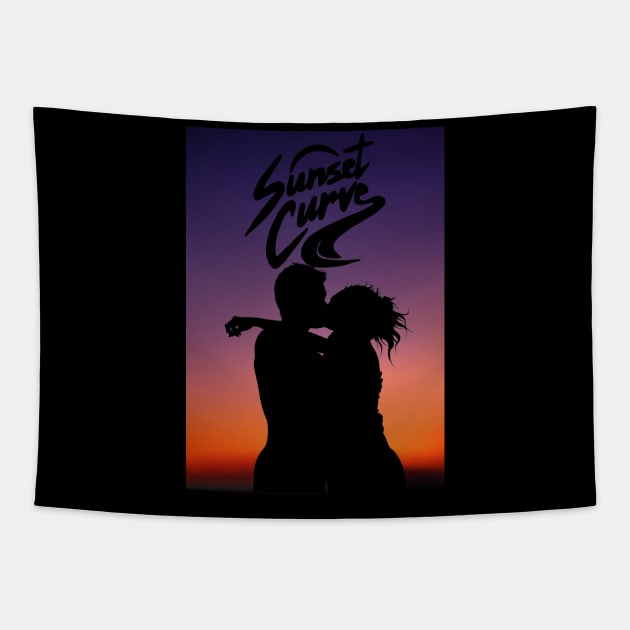 Sunset curve tapestry 2025