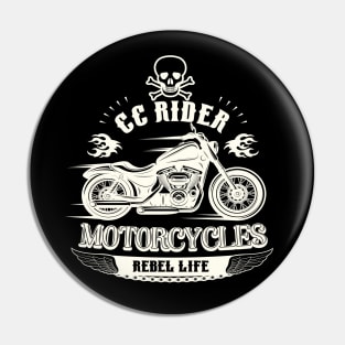 CC Rider Motorbike Pin