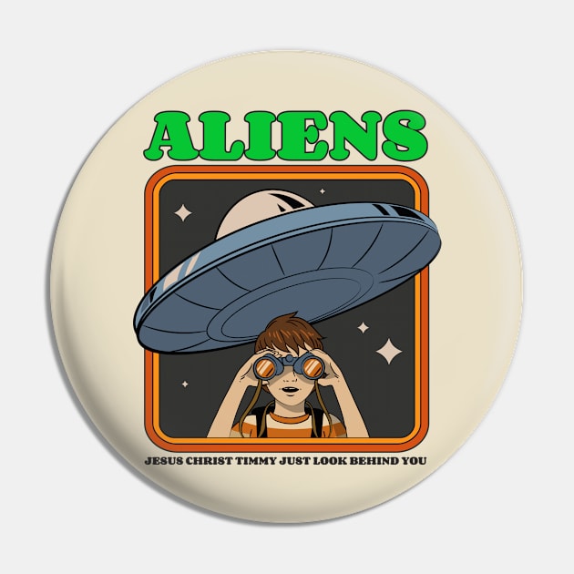 Aliens Ufos Uap Funny Ufo Pin by Tip Top Tee's