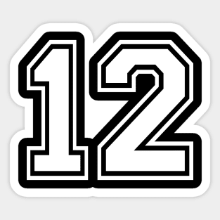 number 12 - Number 12 - Sticker