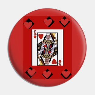 Judy is queen of hearts Pin