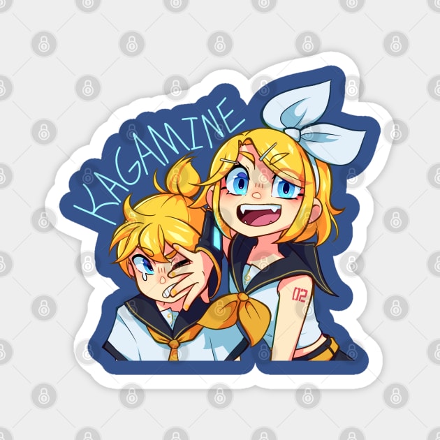 Rin and Len! Magnet by Probablynotsam