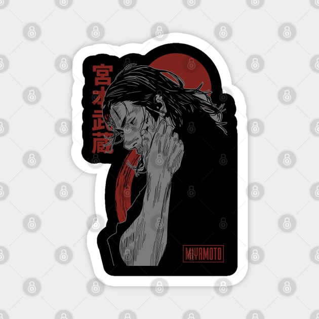 Vagabond - Miyamoto Musashi Magnet by Otaku Vibes