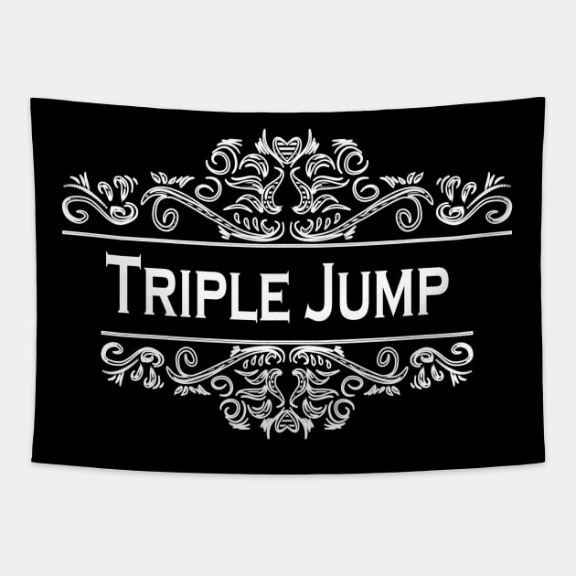Triple Jump Sport Art Tapestry by My Artsam