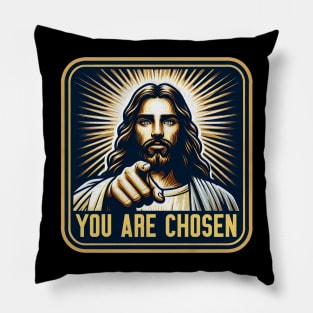 You Are Chosen Jesus Christ Bible Quote Pillow