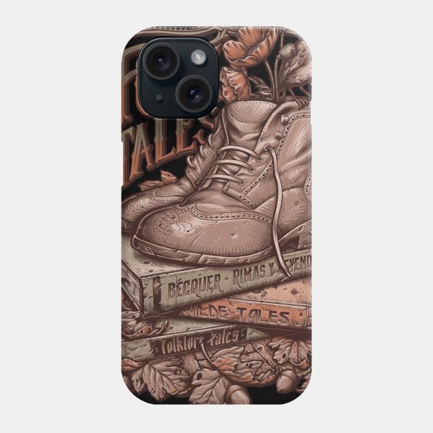 Folk Tales - Vintage colors Phone Case by Medusa Dollmaker