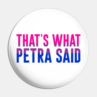 "That's What Petra Said" from A LITTLE NIGHT MUSIC Pin