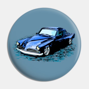 Blue 53 Studebaker Commander Pin