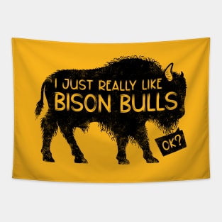 I just really like bison bulls ok Tapestry