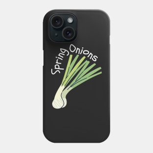 Hand Drawn Spring Onions Minimal Phone Case