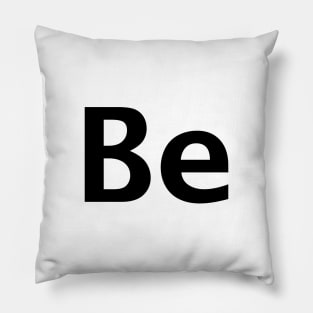 Positive Be Typography Pillow