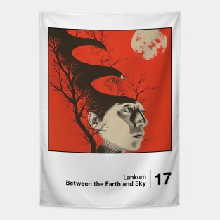 Between the Earth and Sky - Minimal Style Graphic Fan Artwork Tapestry