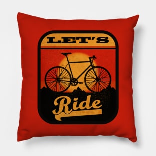 Lets Ride Pillow