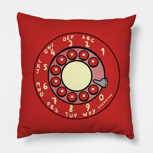 Rotary Dial Pillow by mehmetnaimoglu