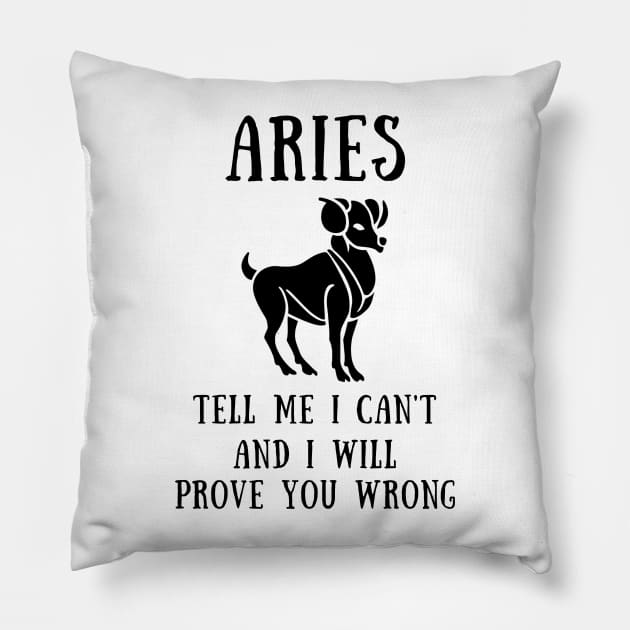 Aries design Pillow by IOANNISSKEVAS