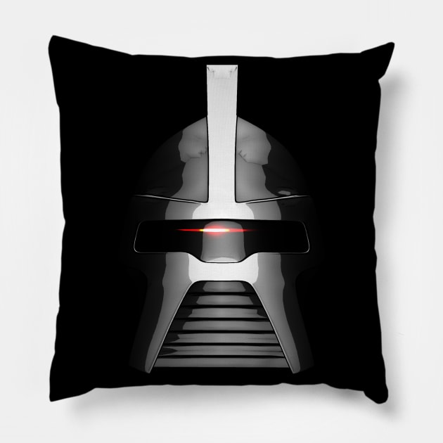 By Your Command - Classic Cylon Centurion Pillow by SimonBreeze