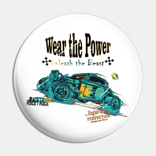 Unleash the Beast Wear the Power Monster trucks car race for boy and girl Pin