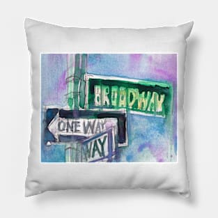 Broadway Sign Pillow