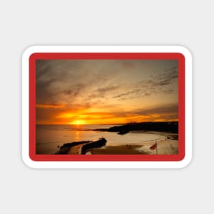 Cullercoats Bay Sunrise Magnet