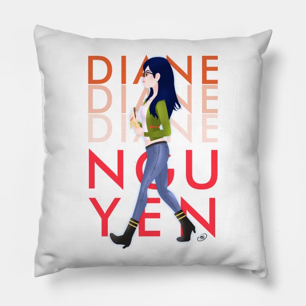 Diane Nguyen: BoJack Horseman Pillow by maxgunner44