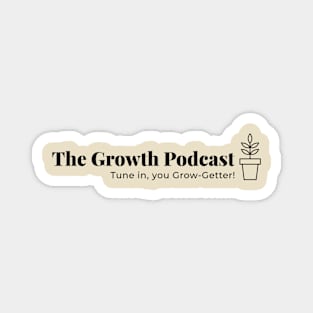 The Growth Podcast Charcoal Magnet