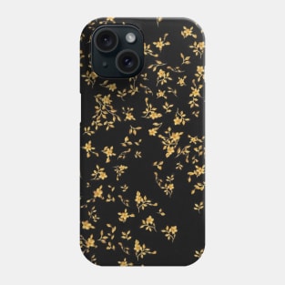 gold and black Phone Case