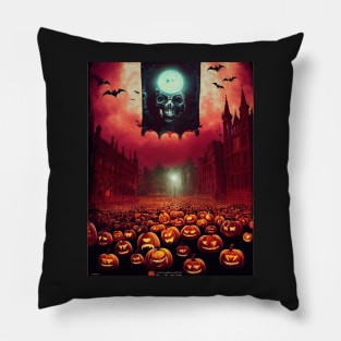 Halloween town death pumpkins Pillow