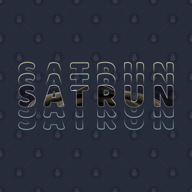 Typography Planet Saturn: Mini Solar System by Da Vinci Feather