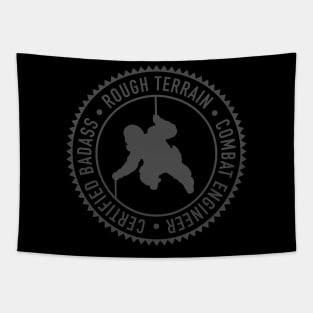 Rough Terrain Combat Engineer Certified BadA$$ Tapestry