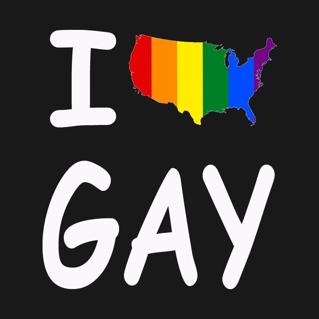 I LOVE USA FLAG GAY. by DESIGNBOOK