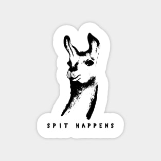 Spit Happens! Funny Llama Gear & Gifts for Animal Lama Lovers in times of Corona virus Magnet