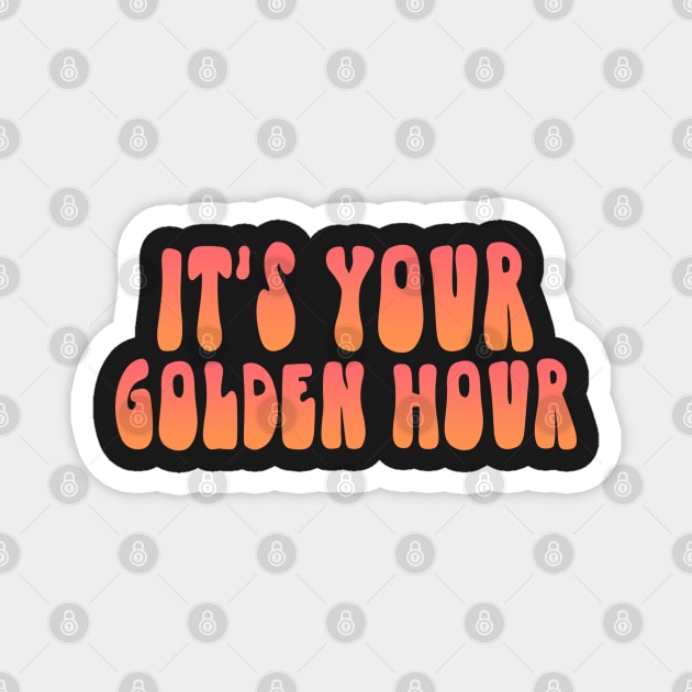 Copy of Golden Hour Pink and Orange Magnet by MMaeDesigns