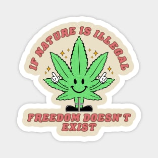 Weed T-shirt Magnet