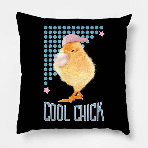 Cool Chick - Sassy Baby Chick Pillow by Suneldesigns