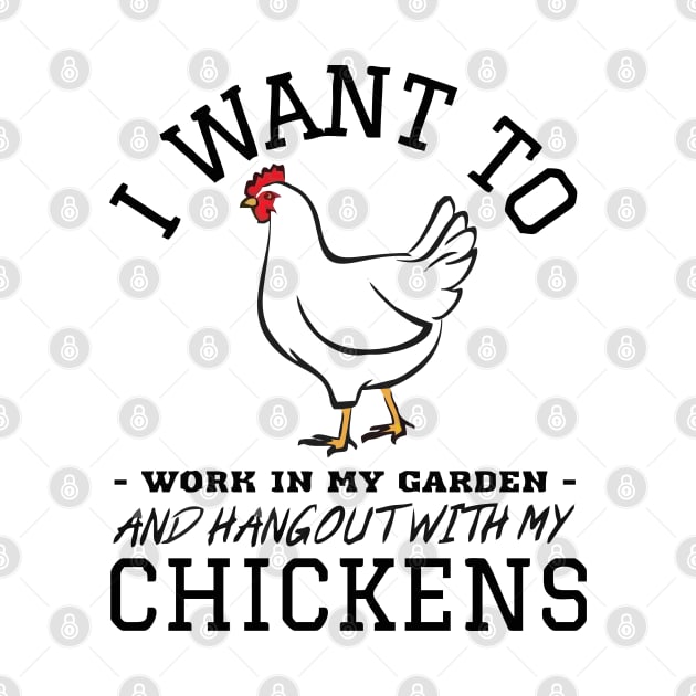 i just want to work in my garden and hangout with my gift by Vortex.Merch