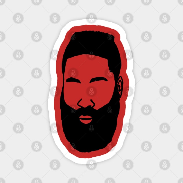 James Harden Fear The Beard! Magnet by Excela Studio