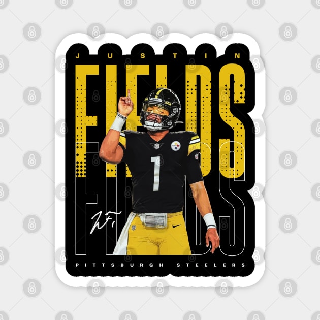 Justin Fields Steelers Magnet by Juantamad