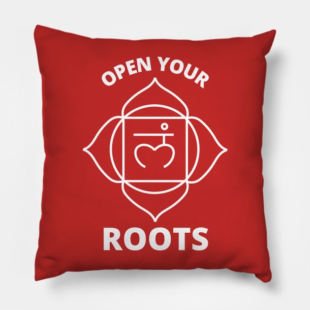 Root Chakra- Red Pillow by Mey Designs