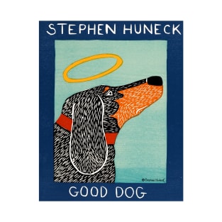 Stephen Huneck Good Dog Dachshund Funny T-Shirt