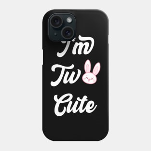 I'm Two Cute Heart 2nd Birthday Phone Case