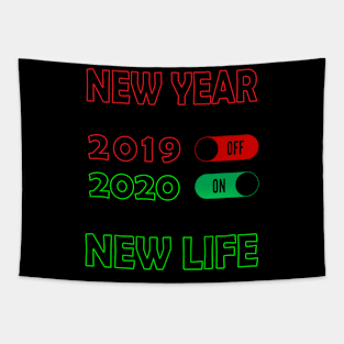 new year new life 2020 | new year2020 collection Tapestry