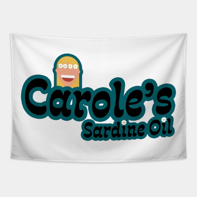 king carole sardine Tapestry by weenoliumco