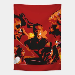 Cobra Kai Face off Tapestry