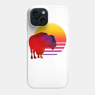 Buffalo Sunset Poly Design Phone Case