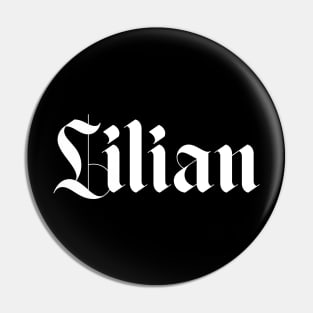 Lilian Gothic name Pin