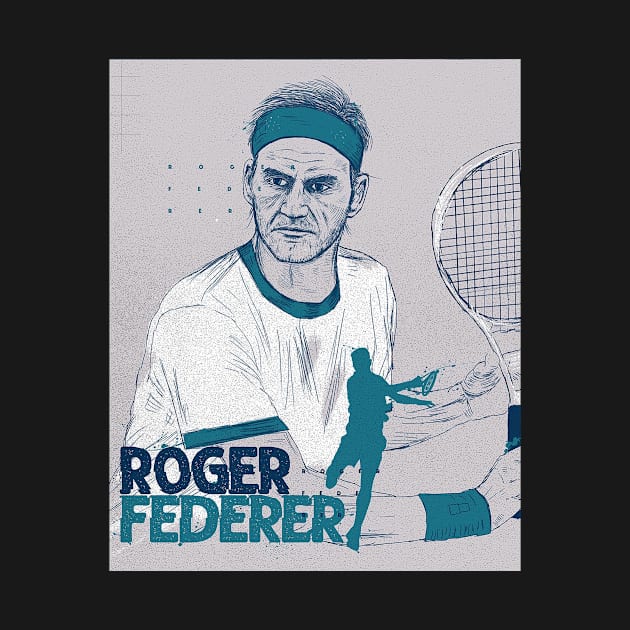 Roger Federer by Mr.Donkey