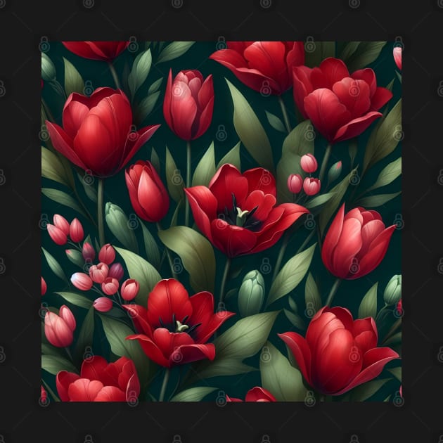 Tulip Flower by Jenni Arts