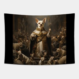 Pope Chihuahua Tapestry