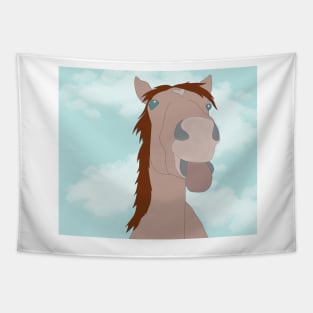 silly horse Tapestry