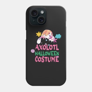 axolotl halloween costume Phone Case